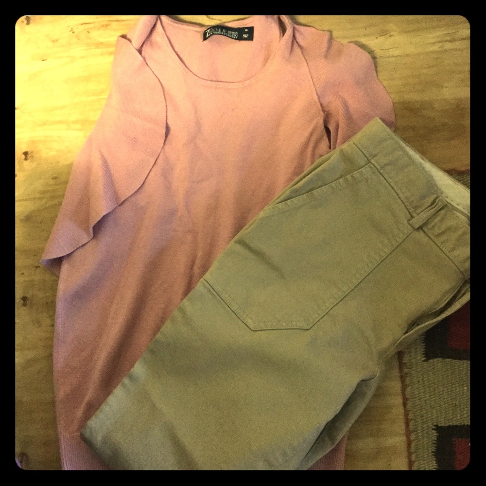 Work Outfit Banian Republic pants